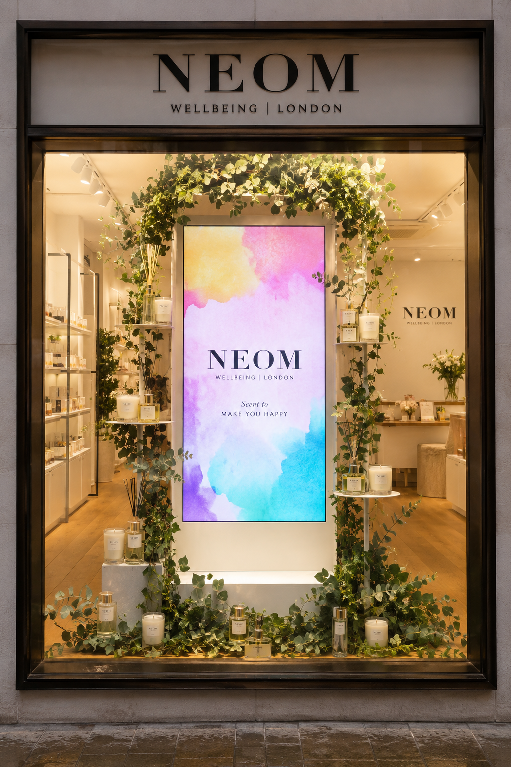 Retail window LED display