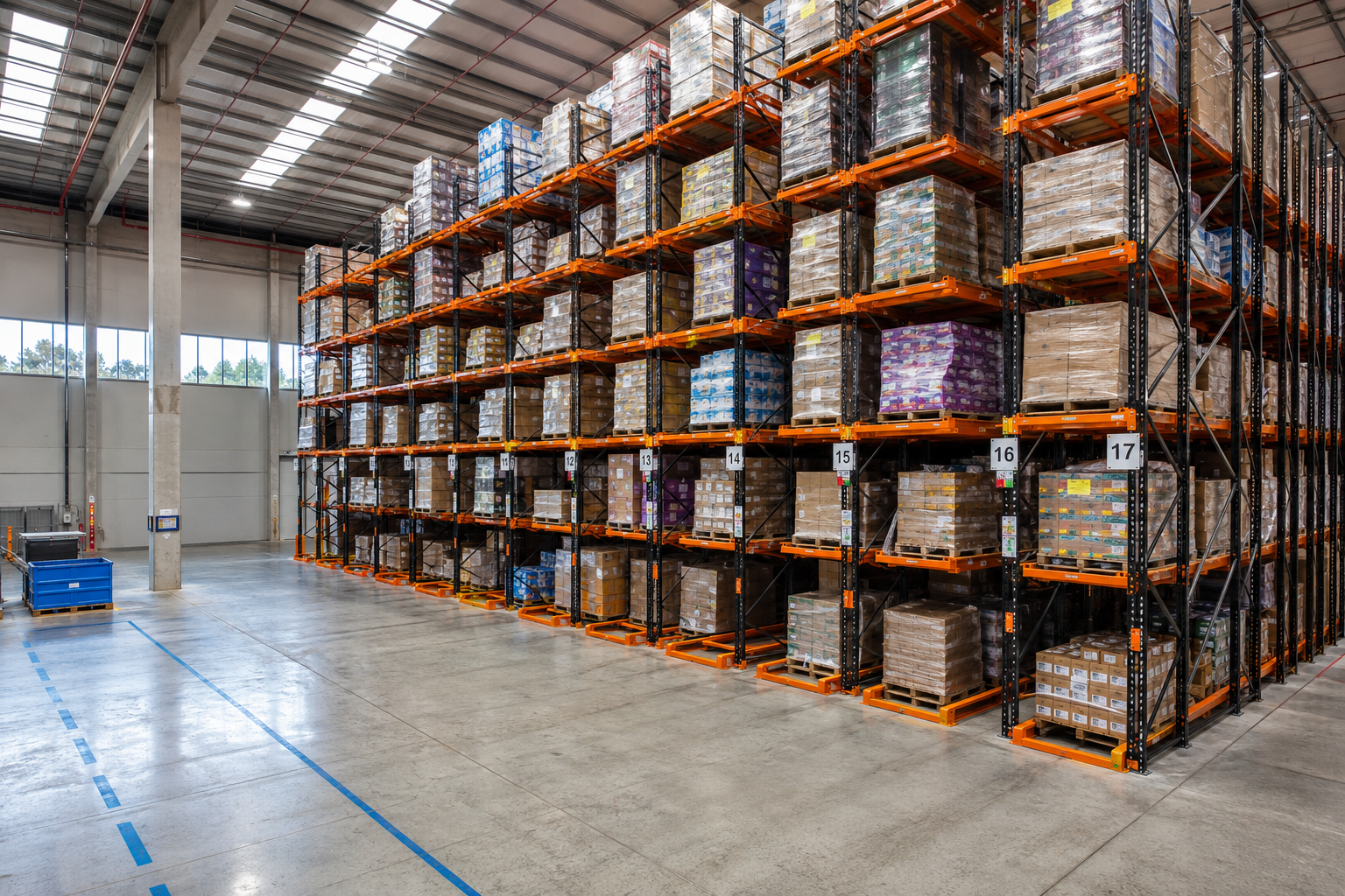 Industrial shelving and storage